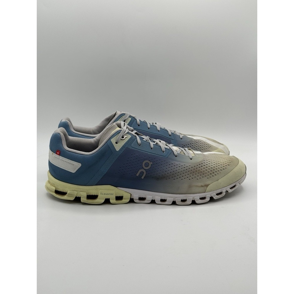 On Running Cloudflow Men's Size 12 Running Shoes Blue Training Sneakers 35.98209
